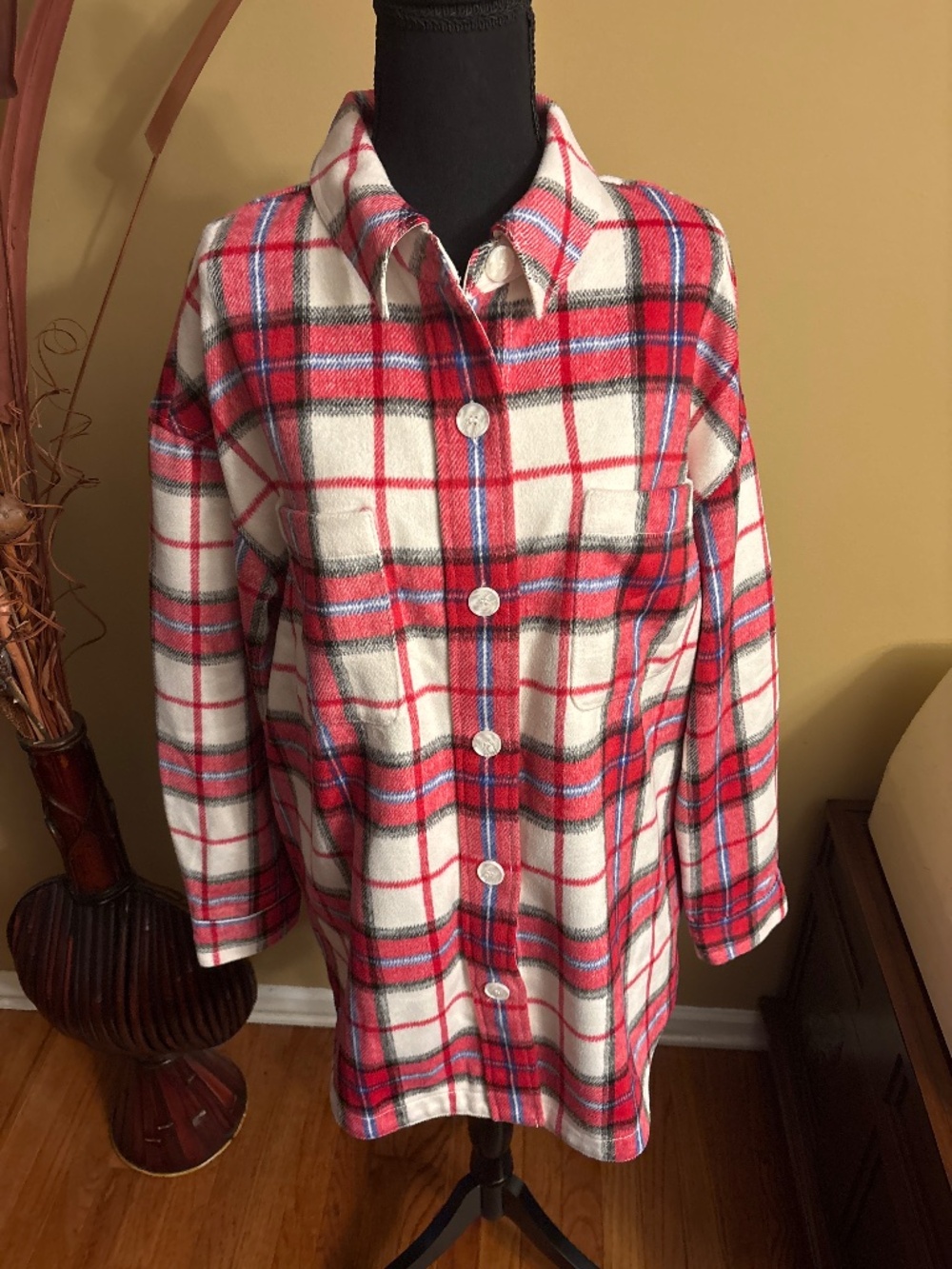 Brand new button up shirt jacket